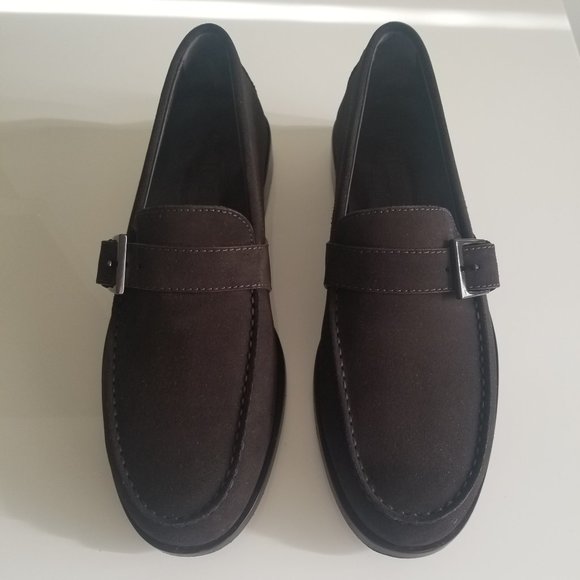 Tod's Other - Tod's Brown Suede Buckle Loafers | SZ US 9